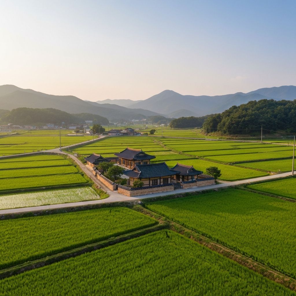 수신치유농장의 자연 풍경