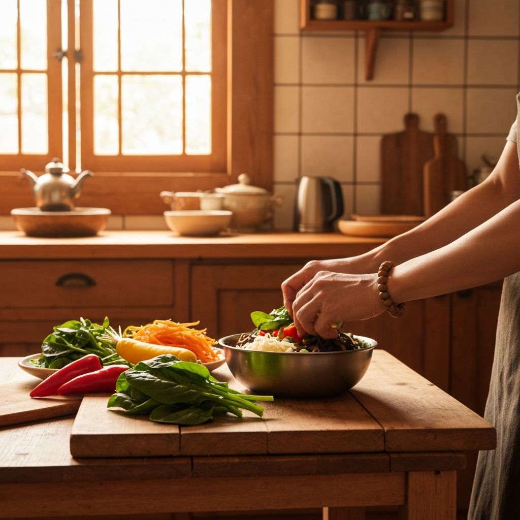 Bibimbap & Pasta Making